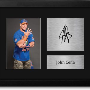 HWC Trading John Cena Gifts USL – Imagen impresa con autógrafo firmado para fanáticos de WWE y WWF Memorabilia, tamaño carta de EE. UU HWC Trading John Cena Gifts USL – Imagen impresa con autógrafo firmado para fanáticos de WWE y WWF Memorabilia, tamaño carta de EE. UU