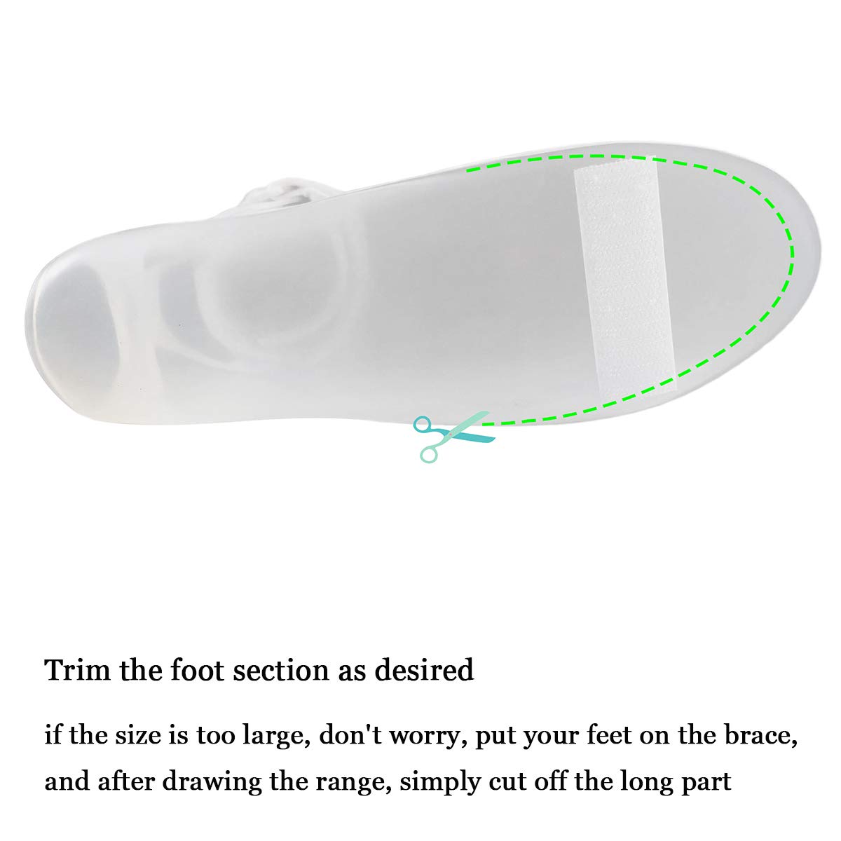 Orthomen AFO – Férula de resorte de hoja, soporte de pie caído, ortesis médica de pie de tobillo, corrección postural, equipo de recuperación de
