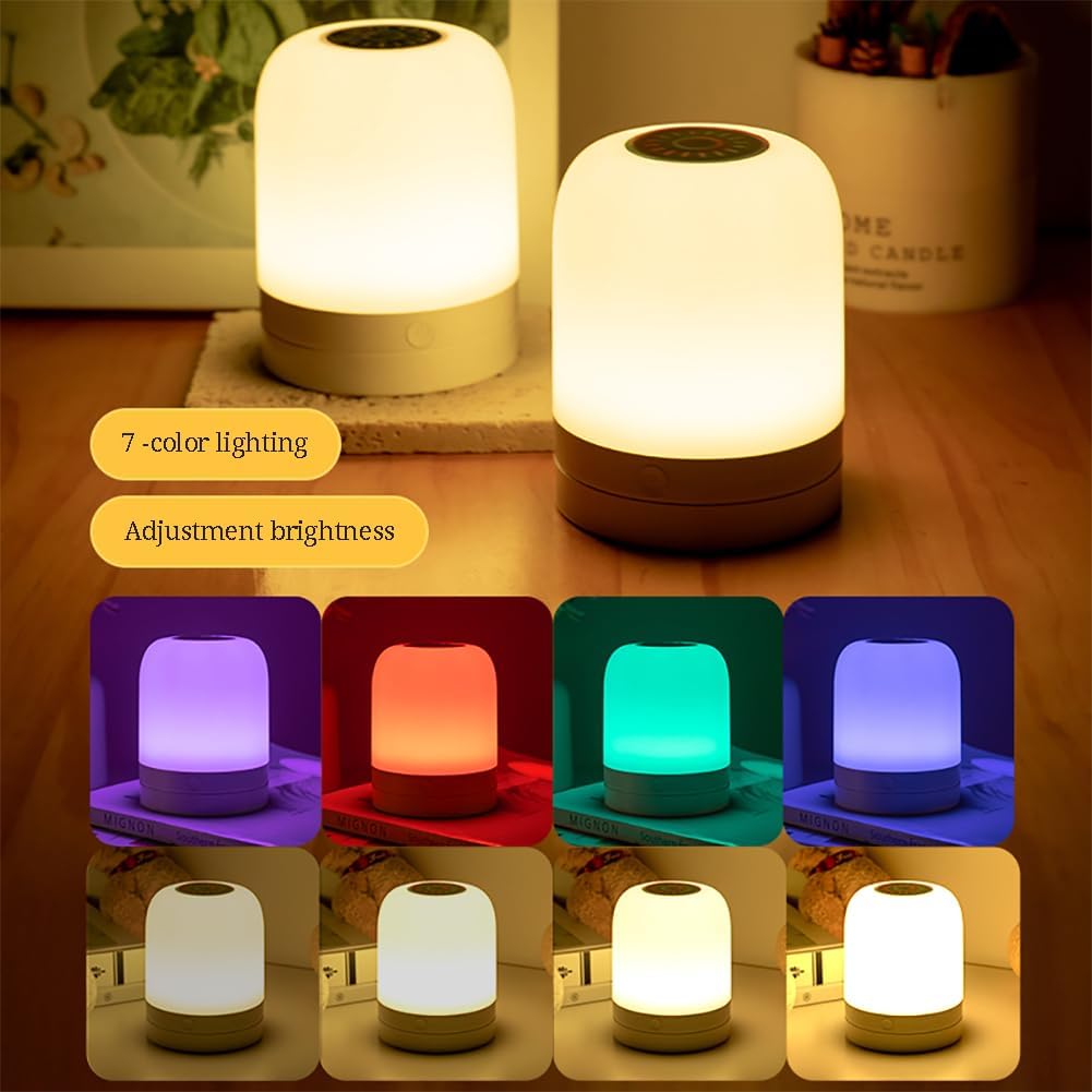 Luz nocturna para guardería del bebé, lámparas LED con sensor táctil de noche para niños lactancia materna y ayuda para dormir, luces recargables