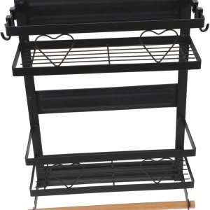 RORPOIR Organizador de especias para nevera, soporte magnético para refrigerador, estante organizador de especias, estante colgante para RORPOIR Organizador de especias para nevera, soporte magnético para refrigerador, estante organizador de especias, estante colgante para