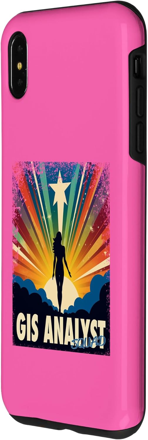 iPhone XS Max GIS Analyst Funny Female Hero Job Women Case