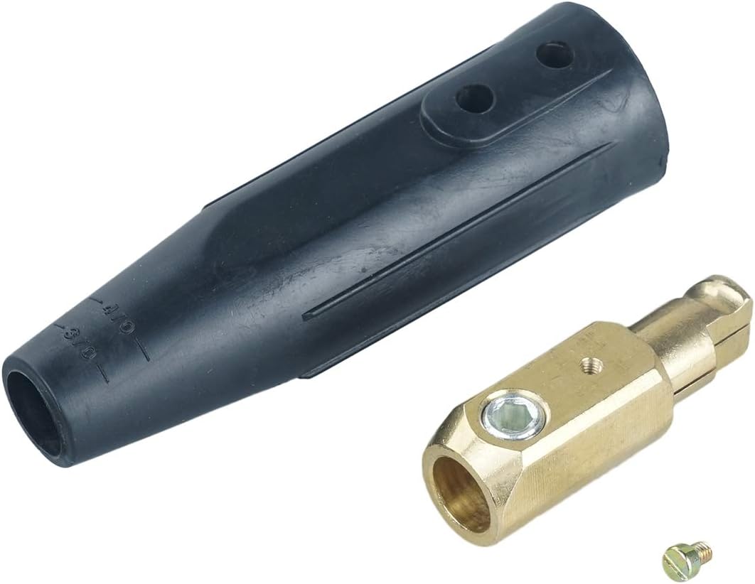 Cable de soldadura 500A Conector rápido Set Camlock estilo macho y hembra para 30-40 Cable