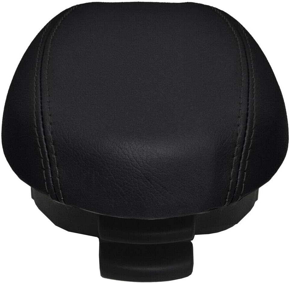 Autoguru Cubierta de reposabrazos de la tapa de la consola piel de cuero de PVC hecha para Hyundai Veloster 2012-2018 negro