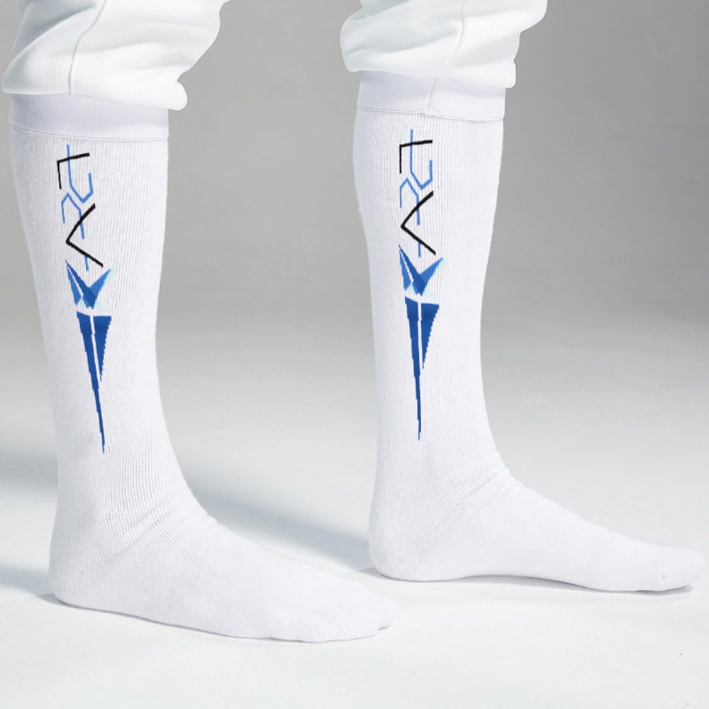 Calcetines de esgrima para espada, sable y papel de aluminio, medias protectoras de algodón para esgrima unisex para niños y adultos