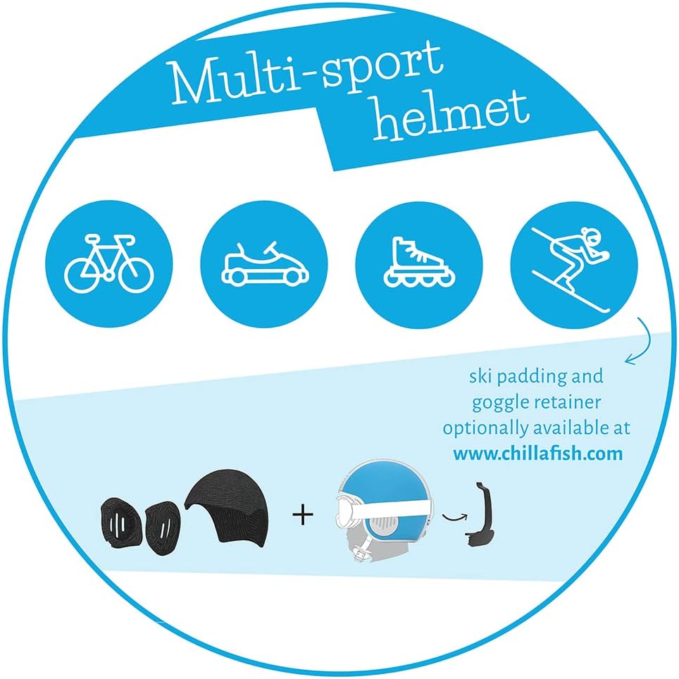 Chillafish Bobbi ABS Children’s Multi-Sport Helmet, Bike, Ski, Skateboard, Scooter