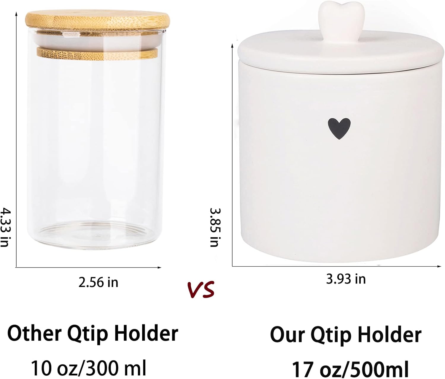 Soporte negro para cepillos de dientes con 3 ranuras y 2 soportes Qtip para baño, dormitorio, cocina