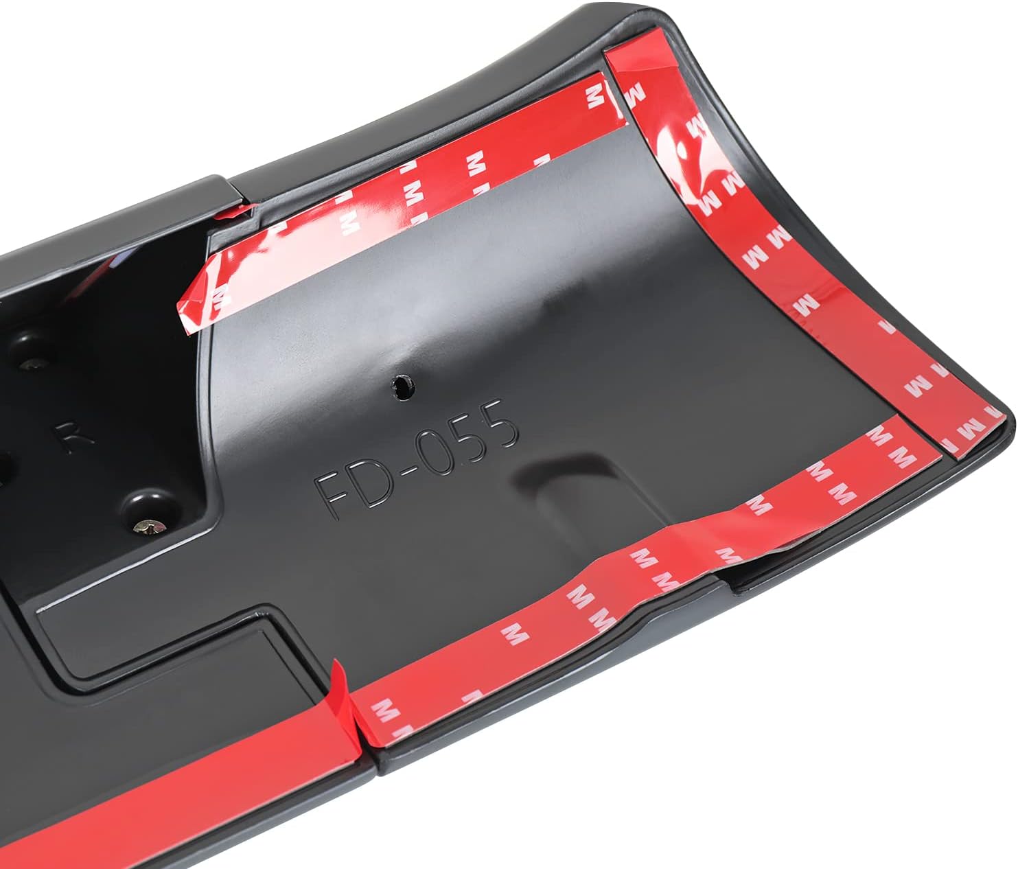 Spec-D Tuning Alerón de techo de cabina ABS negro brillante para modelos Ford F250, F350 y F450 2011-2016