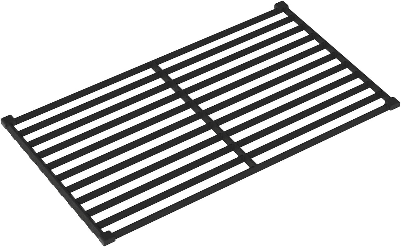 Monument Grills Rejilla de cocina de hierro fundido recubierto de porcelana para exteriores, repuesto para parrilla de 4 quemadores Mesa 400, 25392,