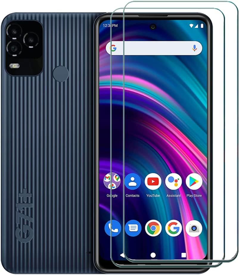Ranyi – Protector de pantalla para BLU G71+ 2022, protector de pantalla de vidrio templado, dureza 9H, antiarañazos, sin burbujas, protector de