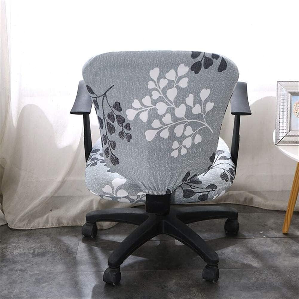 Melaluxe Fundas para silla de oficina de computadora, funda universal protectora y elástica para silla giratoria