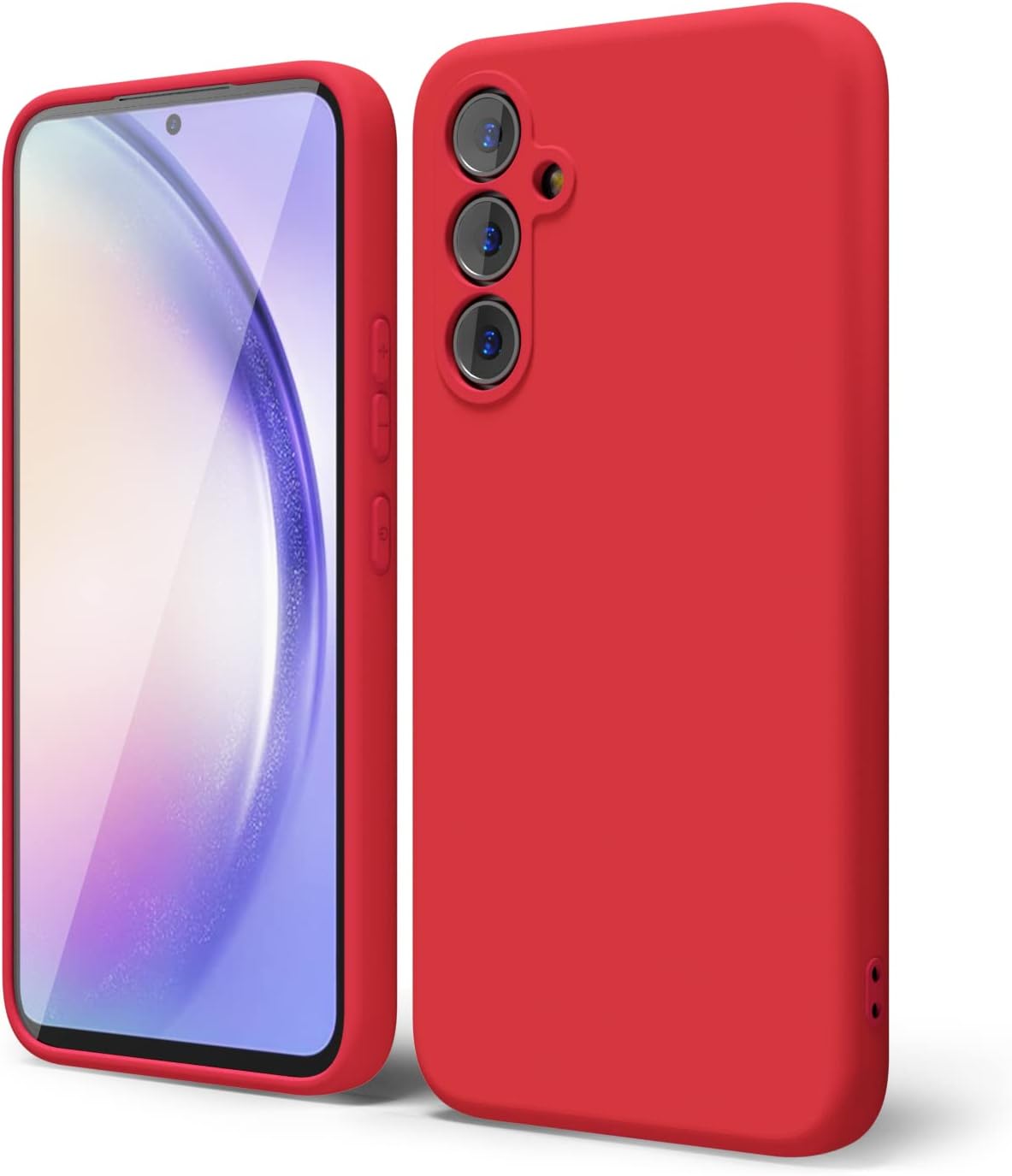 oakxco Funda de silicona líquida para Samsung Galaxy A54 5G, bonita funda delgada y delgada de goma TPU suave para mujeres y niñas, protección
