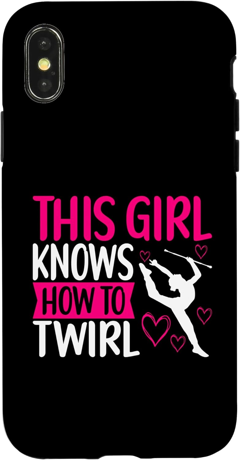 Funda para iPhone XXS Baton Twirler Majorette Baton Twirler