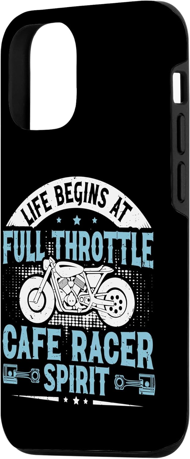 iPhone 1212 Pro Life Begins At Full Throttle – Cafe Racer Case