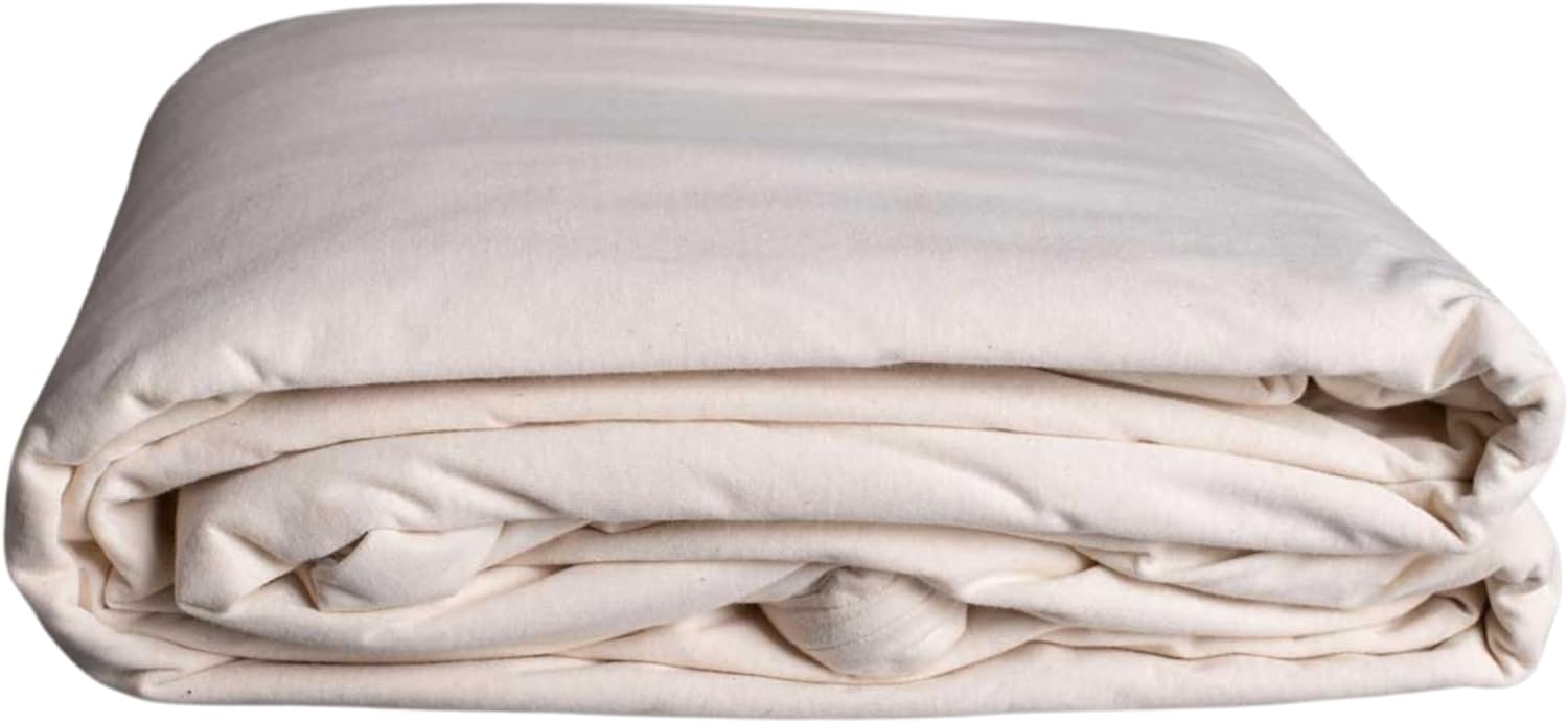 Sleep & Beyond Funda de colchón 100% algodón orgánico para todas las estaciones, protector de colchón suave, transpirable e impermeable, viene con