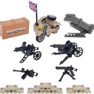 VICVIK Paquete de armas, accesorios de juguetes militares, modelo de soldado de guerra, incluye 4 piezas de armas pesadas para equipos del ejército, VICVIK Paquete de armas, accesorios de juguetes militares, modelo de soldado de guerra, incluye 4 piezas de armas pesadas para equipos del ejército,