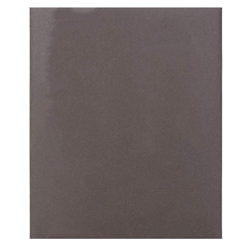 100 piezas de papel abrasivo, papel de lija de grano surtido P2500, impermeable, húmedo, seco, doble uso, rápida disipación de calor para muebles,