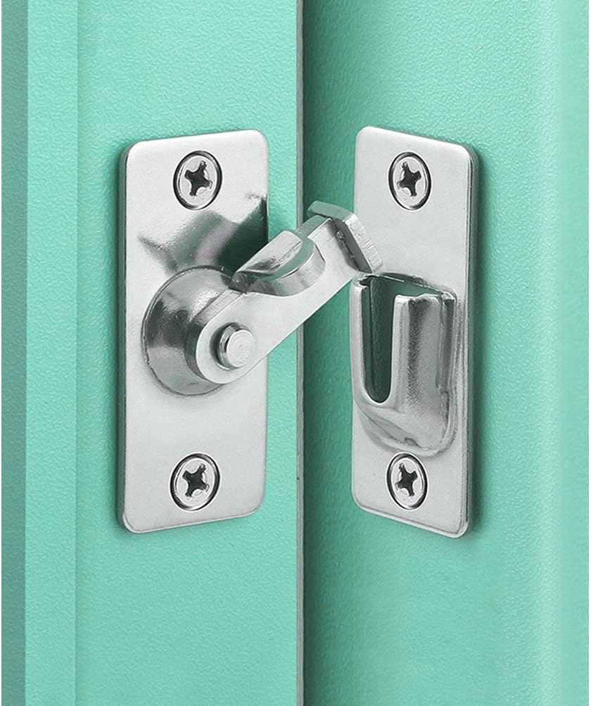 Cerradura de privacidad de bloqueo de 90 grados Cerradura deslizante de puerta de granero Cerradura de leva de cierre de puerta de ángulo recto