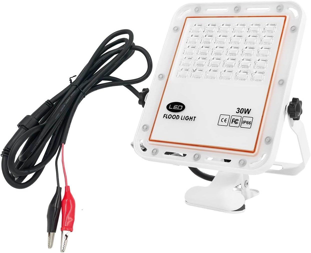 Taysing Luces de inundación LED de 30 W, luz de trabajo con enchufe, impermeable, para exteriores, luces de paisaje, proyector para plantas, patio,