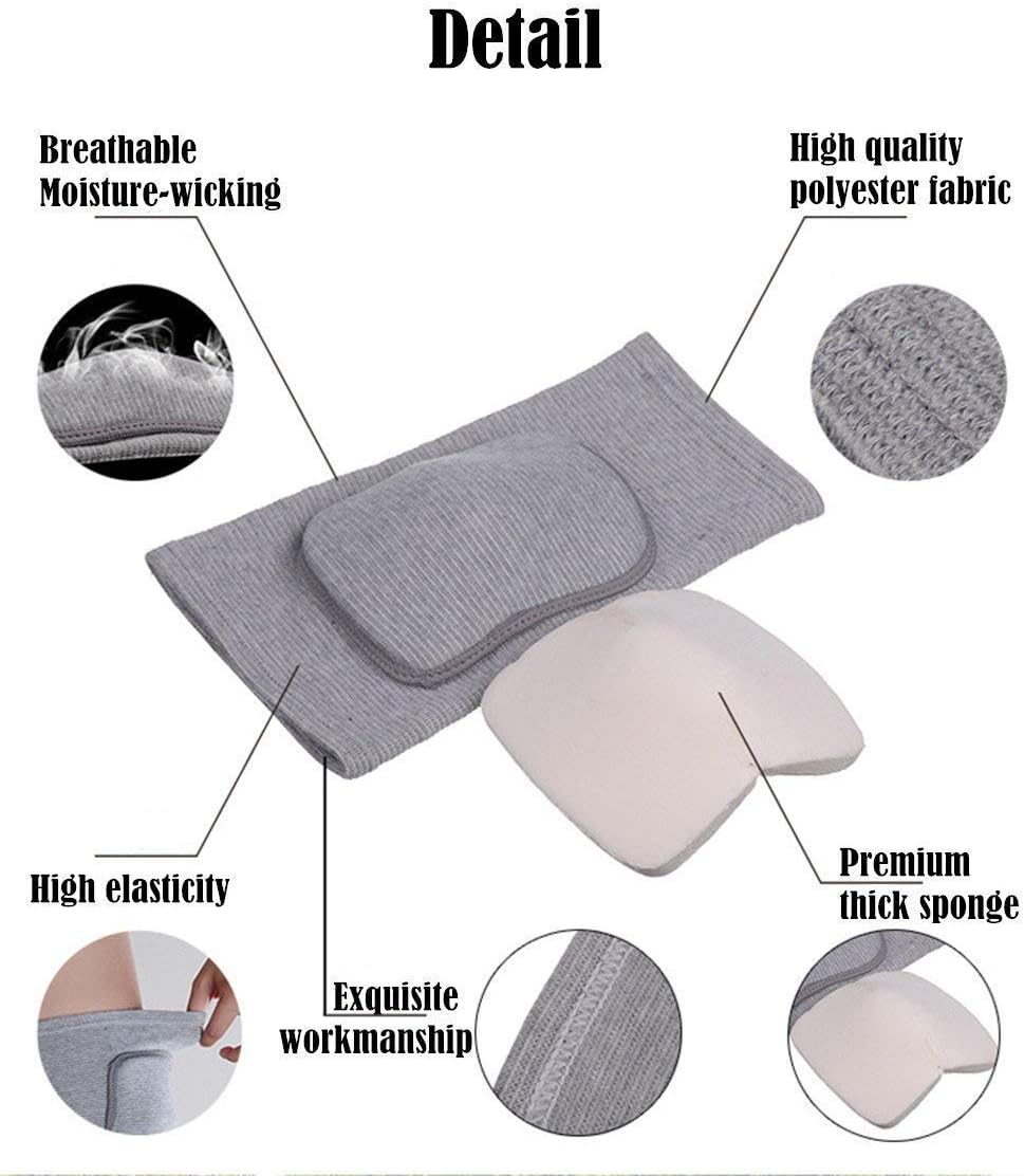 2 unidspar niños rodillera almohadilla antideslizante esponja mangas transpirable flexible elástico niños rodilla soporte protector cubierta
