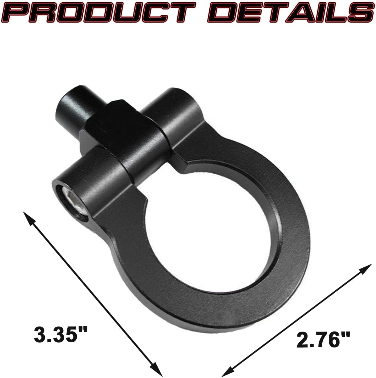 Xotic Tech Sport Track Racing Style CNC Aluminio atornillado gancho de remolque parachoques delantero compatible con Chevrolet Camaro 6 generación