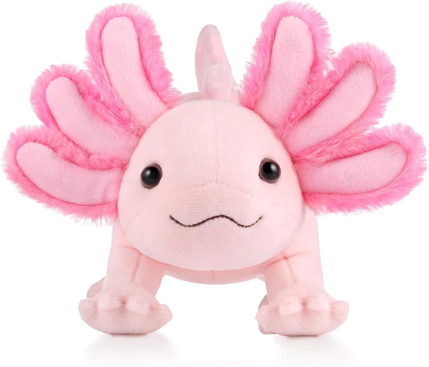 GAGAKU Axolotl – Juguete de peluche de ajolote de 16 pulgadas, peluche de ajolote rosa para niños y niñas, regalo de cumpleaños kawaii
