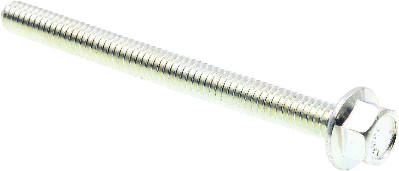 Prime-Line 9090779 Pernos de brida dentada, 14 in.-20 x 3 pulgadas, acero endurecido con caja chapada en zinc (paquete de 25)