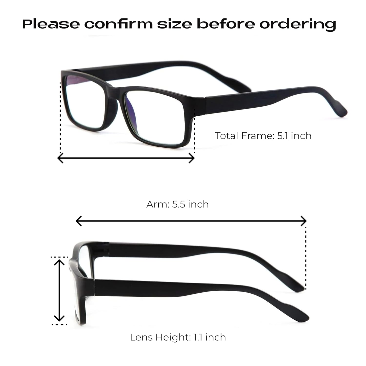 Readerest – Lentes para lectura con bloqueo de luz azul, bisagras de resorte, protección UV