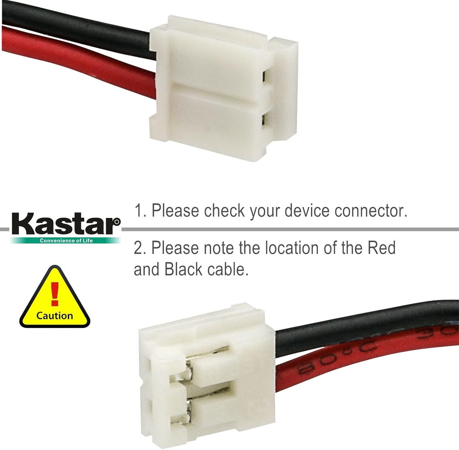 Kastar Paquete de 2 baterías de repuesto BT184342BT284342 para AT&T BT6010 BT-6010 BT8000 BT-8000 BT8001 BT-8001 BT8300 BT-8300 BT18433 BT-18433
