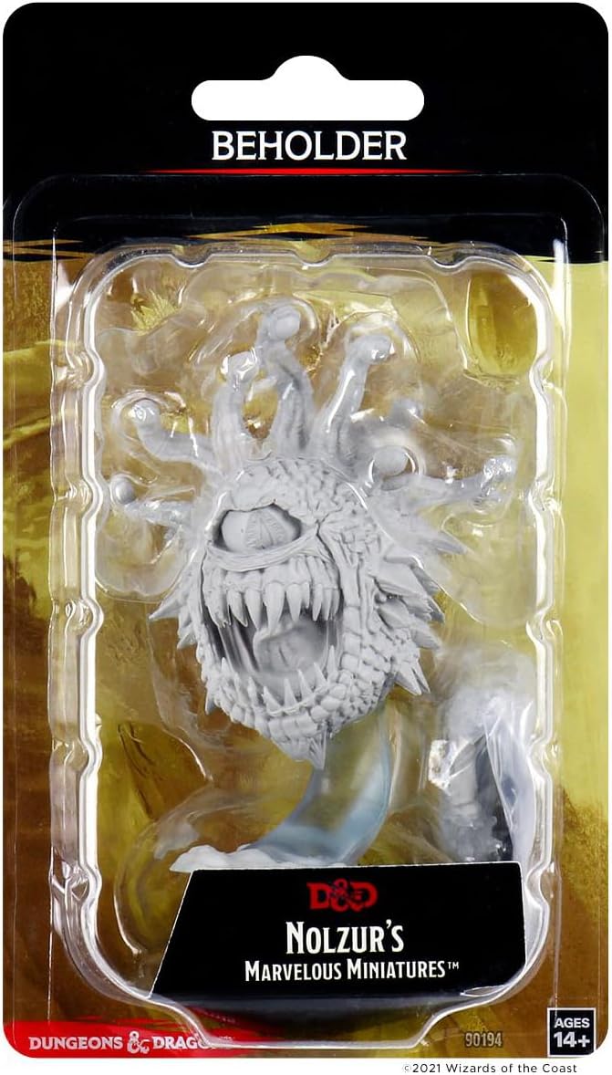 Maravillosas miniaturas sin pintar de Nolzur de Dungeons & Dragons “Beholder”