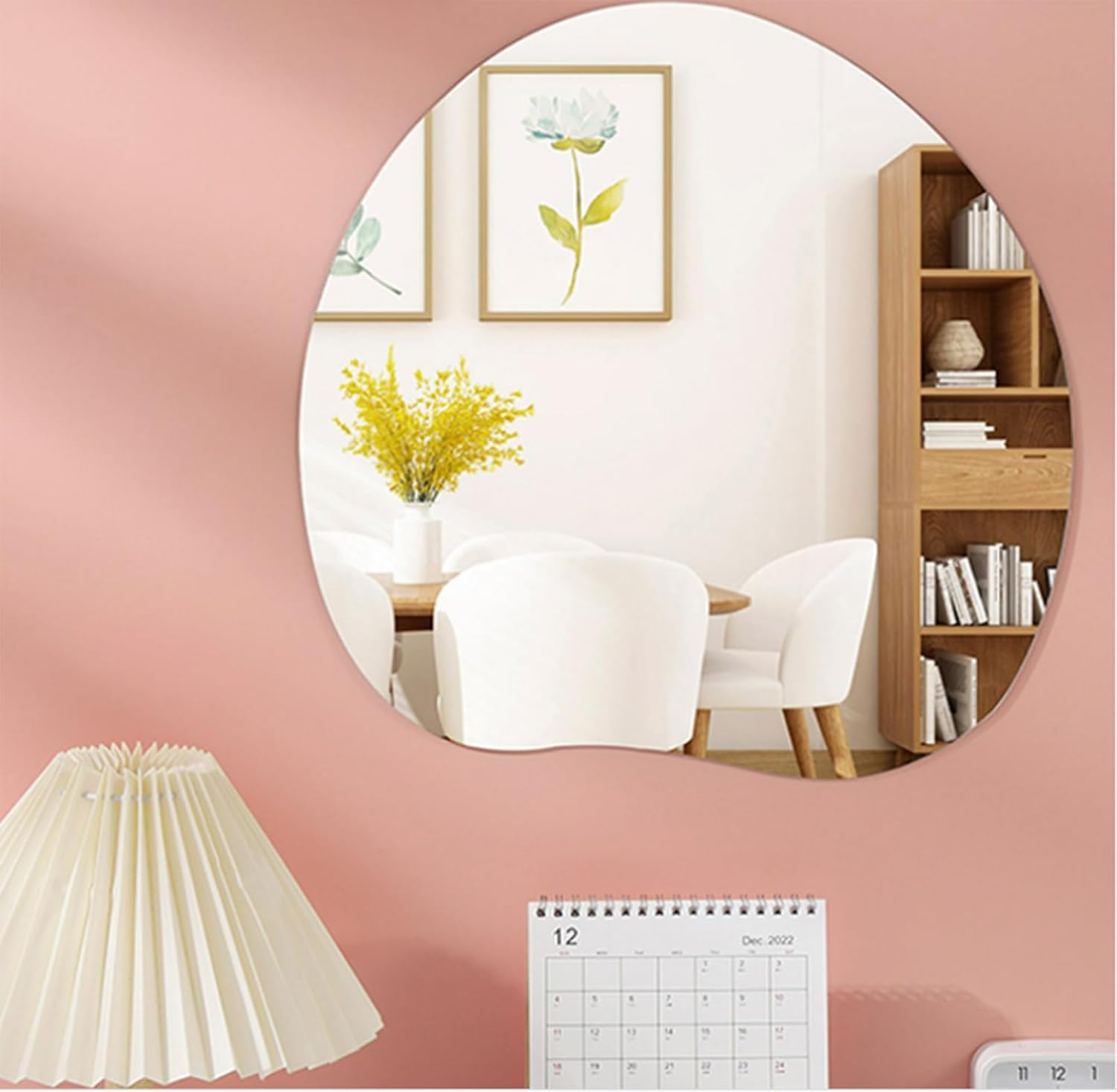 Calcomanías de espejo acrílico 3D para decoración de pared, removibles, bonitos espejos, bricolaje, espejo, mariposa, mural, calcomanías de pared