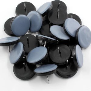 24 deslizadores de clavos de 1-316 pulgadas (1.181 in), deslizadores redondos de teflón para patas de silla, deslizadores de pies de muebles, 24 deslizadores de clavos de 1-316 pulgadas (1.181 in), deslizadores redondos de teflón para patas de silla, deslizadores de pies de muebles,