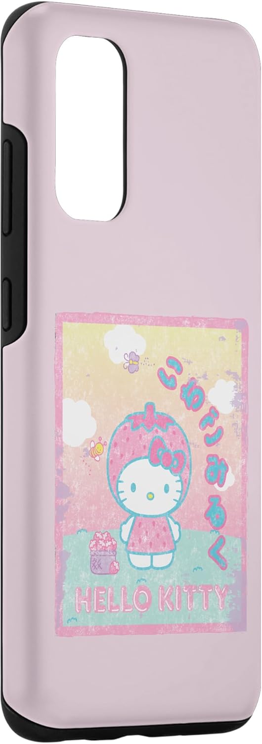 Funda para Galaxy S20 Hello Kitty con leche de fresa