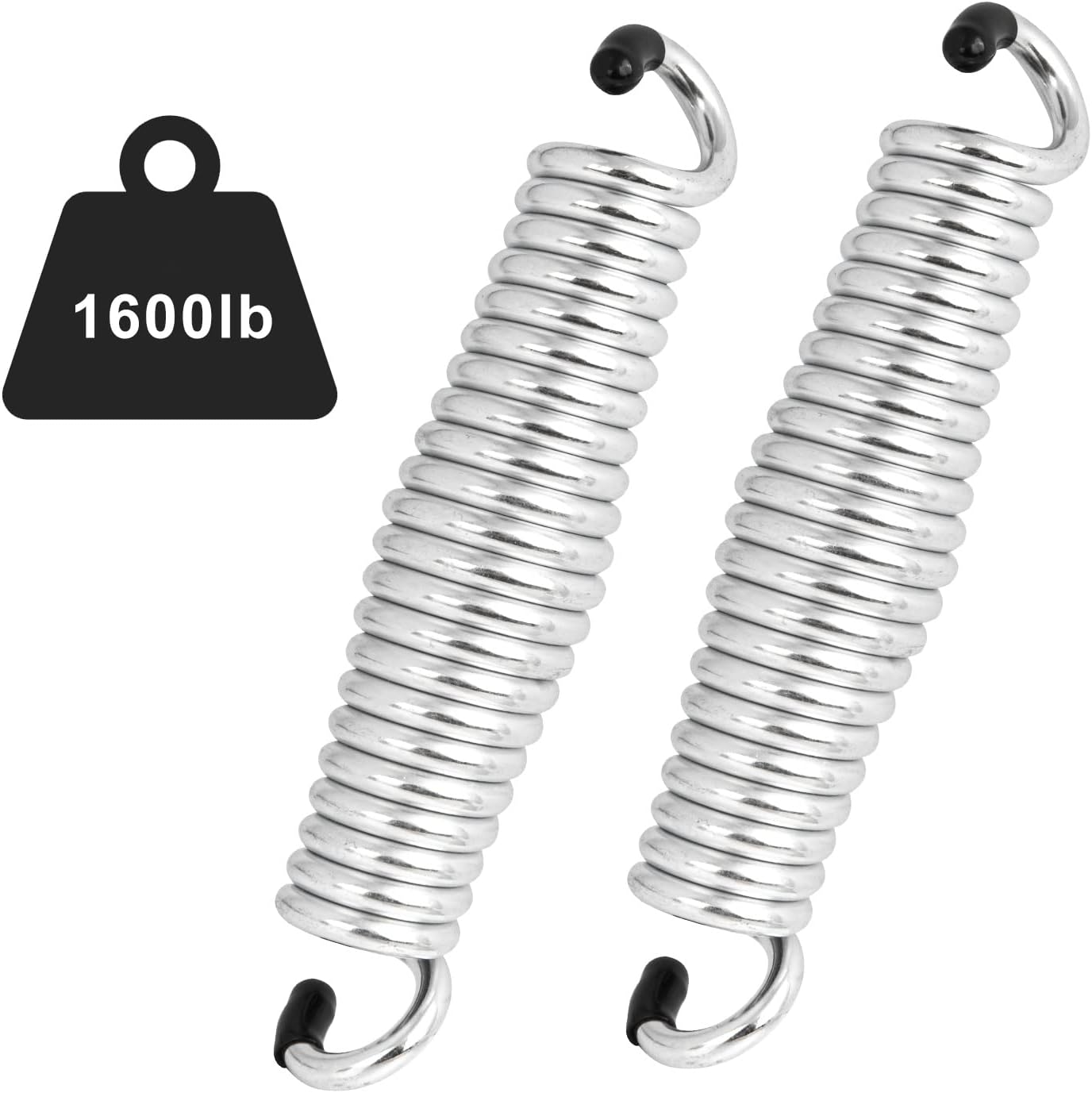 PMIIO Muelles oscilantes para porche, silla de resorte con capacidad para hasta 1600 libras, resortes cromados resistentes para sillas colgantes,