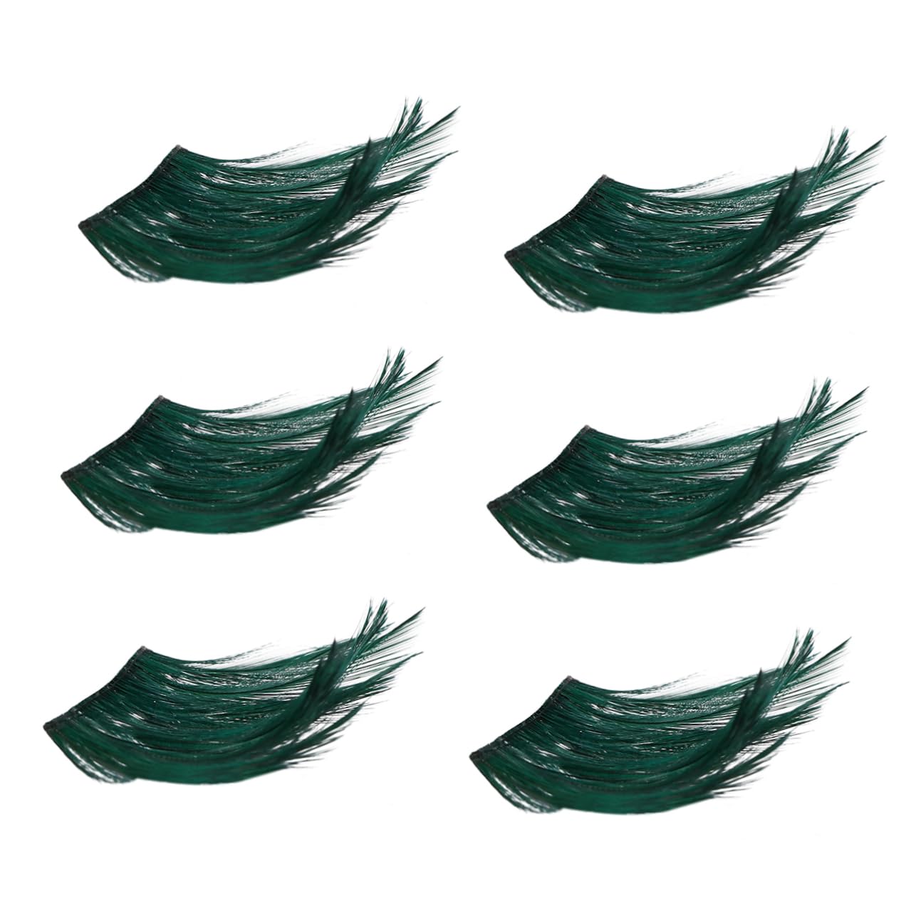FRCOLOR 3 pares de pestañas híbridas de baile de graduación natural pavo real mujeres mascarada traje denso Cosplay pestañas mezcla abundancia