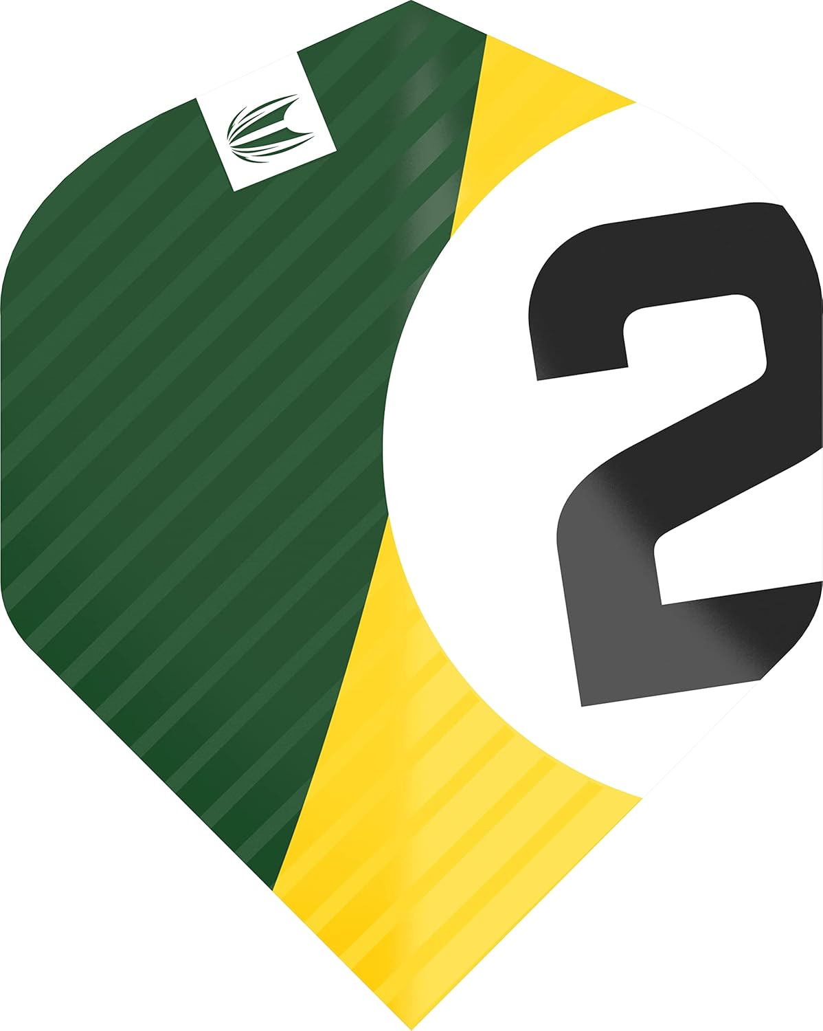 Target Darts Chicane Design – Juego de 3 vuelos de dardos Pro Ultra Green No.2, 9 pulgadas en total