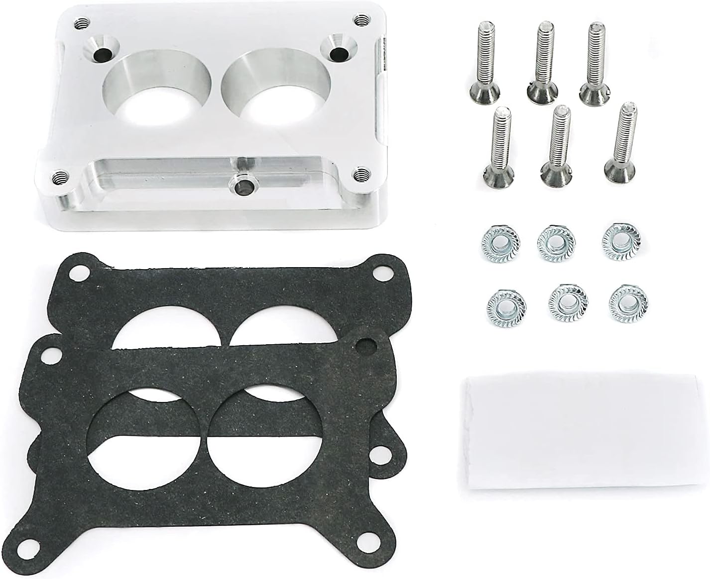 El adaptador del colector de admisión para TBI adapta un bloque pequeño 1.75 “de diámetro interior del cuerpo del acelerador de inyección de 1” de