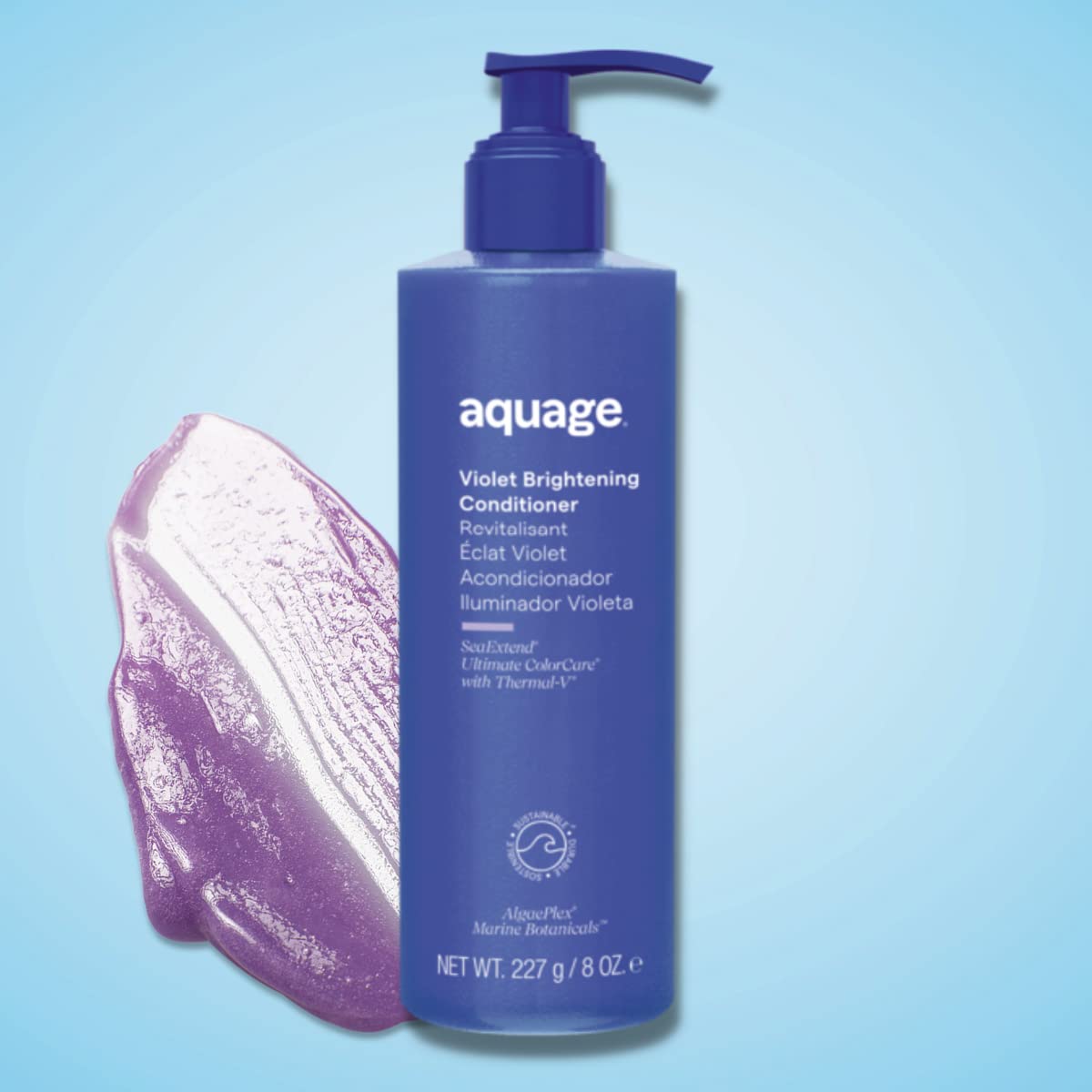 AQUAGE Acondicionador Iluminador Violeta, 8 oz.