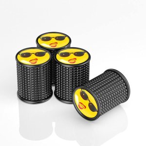 Acespeed 4 tapas de vástago de válvula de neumático de metal de dibujos animados para rueda de automóvil, tapas de vástago de válvula de neumático Acespeed 4 tapas de vástago de válvula de neumático de metal de dibujos animados para rueda de automóvil, tapas de vástago de válvula de neumático