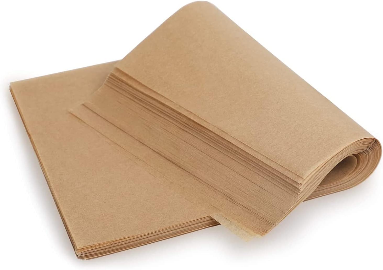 Hojas de papel para hornear, 8 x 12 pulgadas, antiadherentes precortadas, adecuadas para hornear, asar a la parrilla, freidora de aire, taza de pan