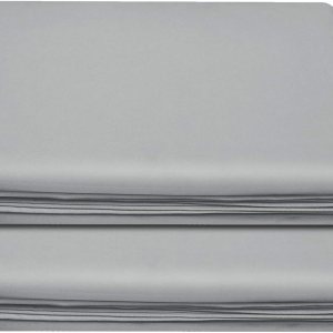 Lirex Sábana encimera (paquete de 2), sábanas blancas planas de microfibra cepillada extra suave, lavable a máquina, sin arrugas, transpirable Lirex Sábana encimera (paquete de 2), sábanas blancas planas de microfibra cepillada extra suave, lavable a máquina, sin arrugas, transpirable