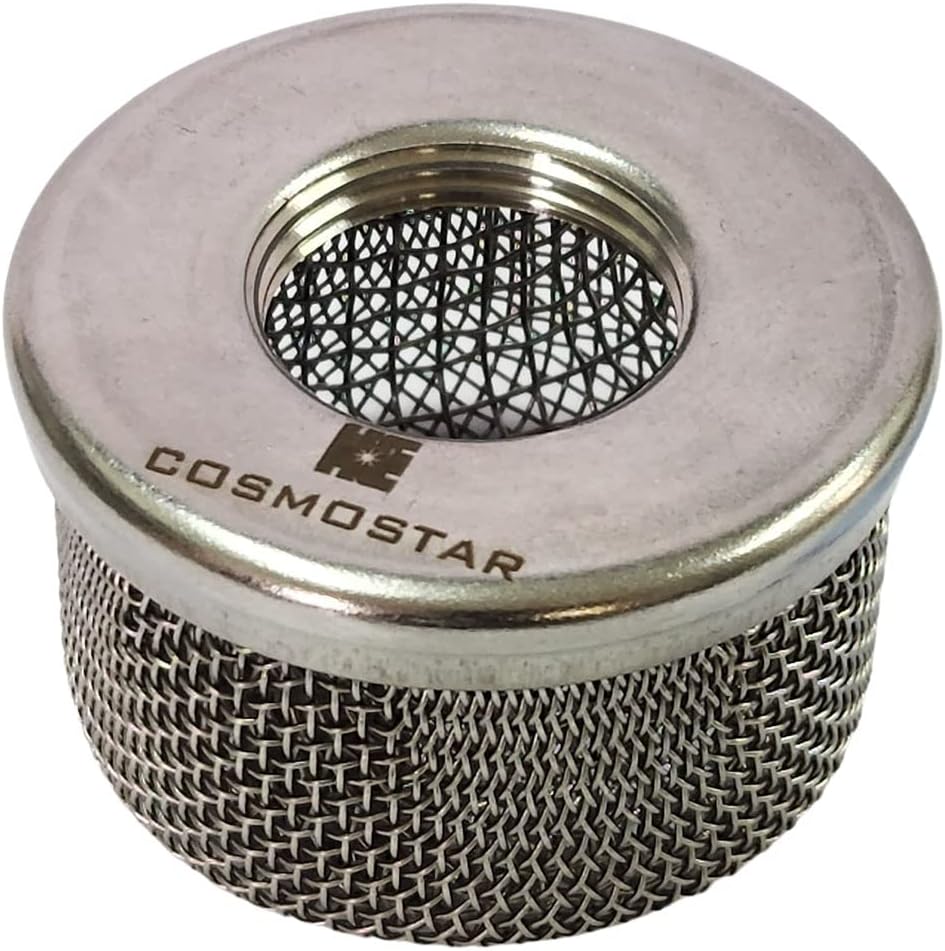 Cosmostar – Colador de entrada de acero inoxidable para pulverizador de pintura sin aire, compatible con manguera de succión 795 1095 1595 Ultra