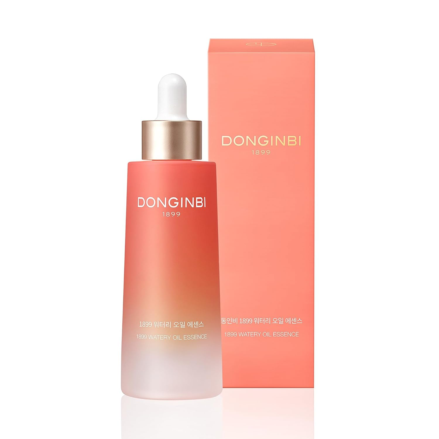 Donginbi Esencia de aceite acuoso de ginseng rojo 1899 (1.0 fl oz), esencia facial de absorción rápida para brillo de piel con aceite de ginseng rojo