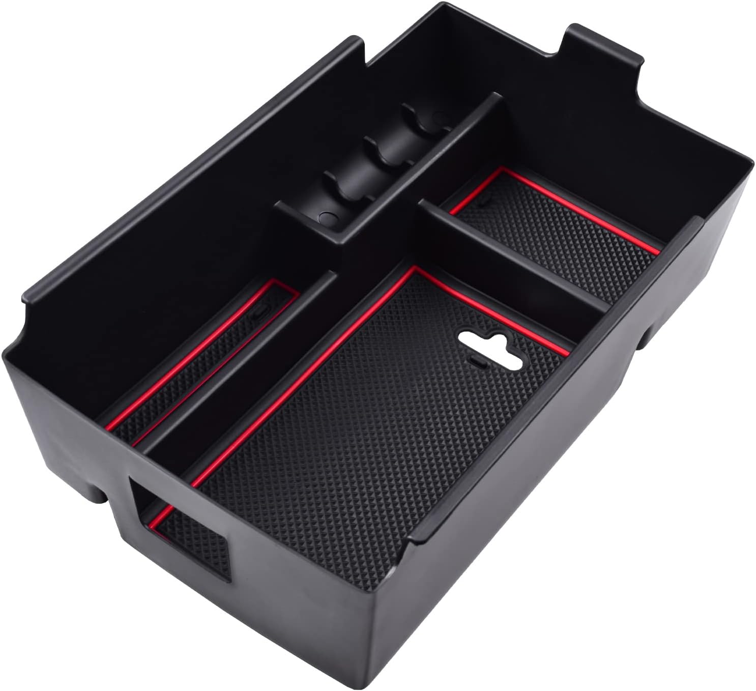 EDBETOS Organizador de consola central compatible con accesorios Chevy Equinox 2018 2019 2020 2021 2022 2023 2024 Bandeja de inserción interior