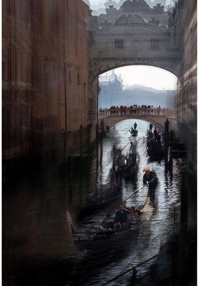 ArtDirect Venecian Simbols 14×18 Gallery Wrapped Canvas Museum Art by Malovrh, Milan