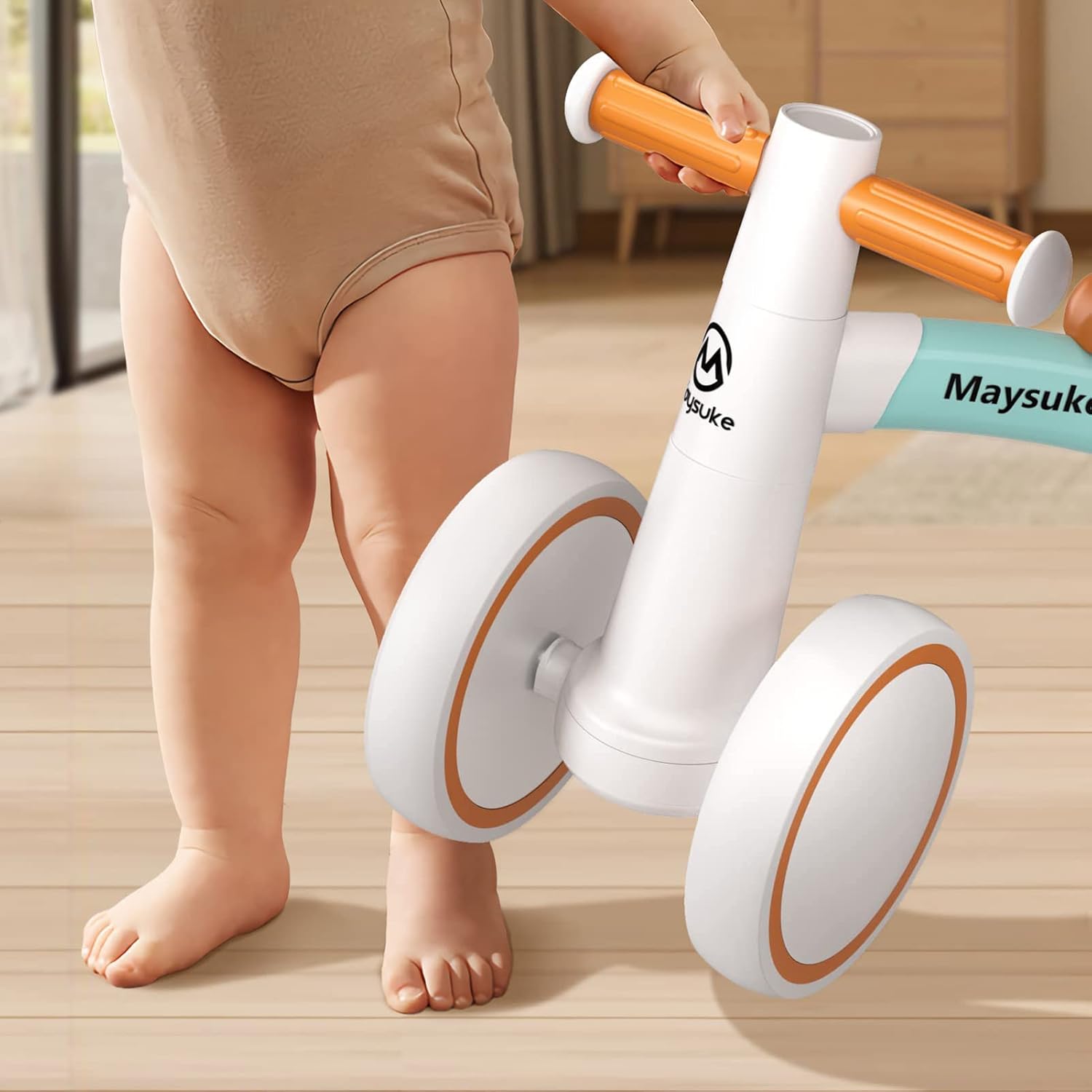 Maysuke Bicicleta de equilibrio para bebés de 1 año, regalos para niños y niñas, bicicleta para niños pequeños de 10 a 24 meses, regalo de primer