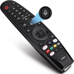 Repuesto para control remoto LG para Smart TV, modelos de Smart TV LG 2020-2019, compatible con AN-MR20GA, AN-MR19BA, con función mágica de voz y Repuesto para control remoto LG para Smart TV, modelos de Smart TV LG 2020-2019, compatible con AN-MR20GA, AN-MR19BA, con función mágica de voz y
