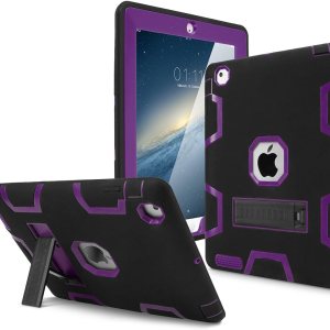 AICase – Funda para iPad 2, iPad 3, iPad 4, funda AICase Kickstand a prueba de golpes, resistente a los impactos, resistente, híbrida de tres capas, AICase – Funda para iPad 2, iPad 3, iPad 4, funda AICase Kickstand a prueba de golpes, resistente a los impactos, resistente, híbrida de tres capas,