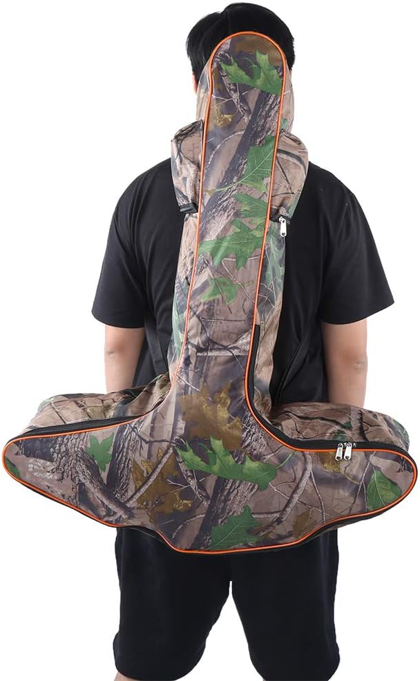 Qiilu Bolsa de ballesta Excalibur Bolsa de ballesta de camuflaje Ballesta Bolsa de almacenamiento de tela de buey en forma de T Bolsa de arco