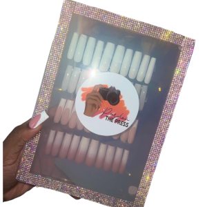 Long Square Luxury False Nail, Press On Nails, 40 Pc False Nail Set, Handmade False Nail Kit, French Tip Press On Nails (Small) Long Square Luxury False Nail, Press On Nails, 40 Pc False Nail Set, Handmade False Nail Kit, French Tip Press On Nails (Small)