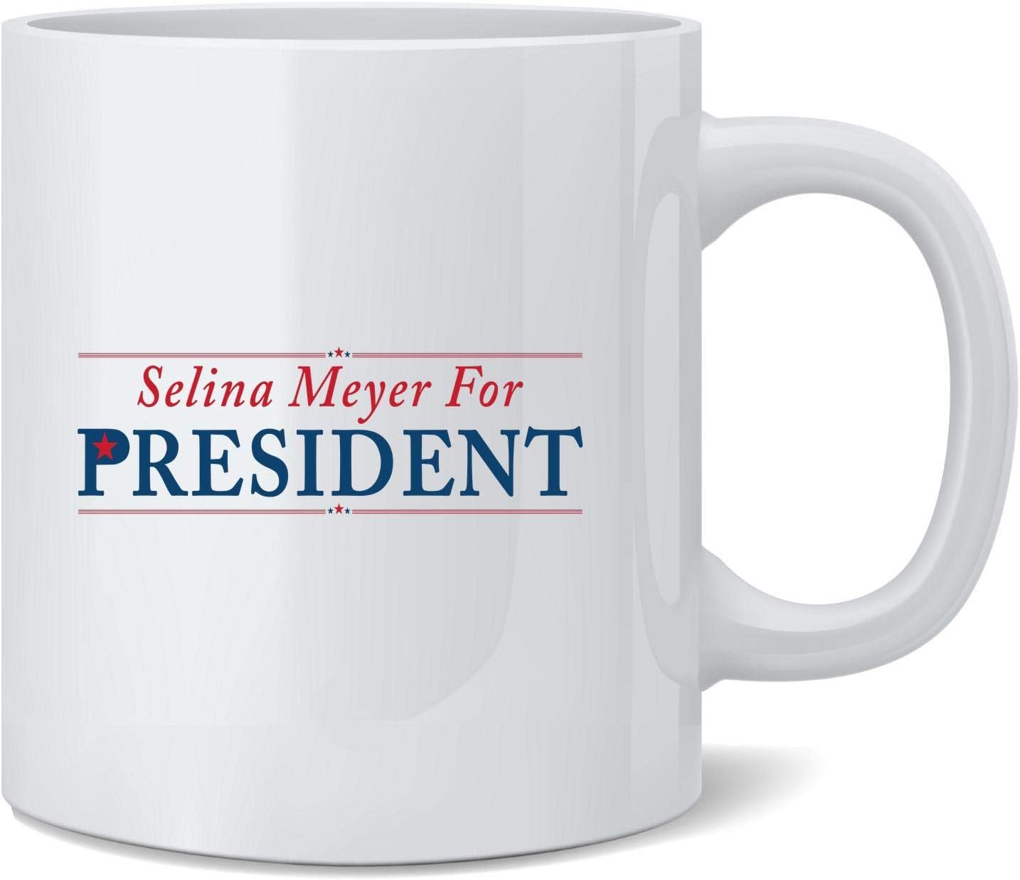 Poster Foundry Selina Meyer for President Campaign – Taza de café de cerámica, regalo divertido y novedoso, 12 onzas